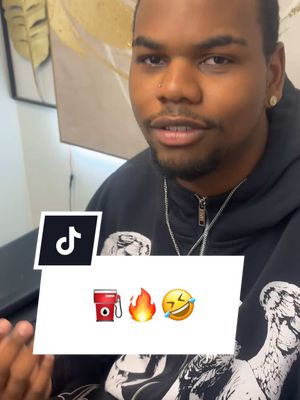 A post by @bearbeastmode on TikTok caption: 🤣The gas lighting is real on this one ⛽️🔥 #nose #nosepiercing #pierced #piercing #fyp #fypシ #foryoupage 