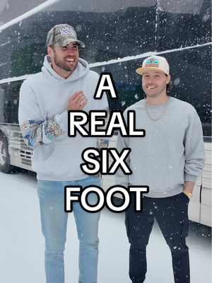 A post by @tyler.bergantino on TikTok caption: a real 6ft @Josh Ross 