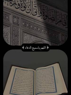 A post by @quran1377 on TikTok caption: اللهم تقبل دعائنا🤍#دعاء #ماهر_المعيقلي 
