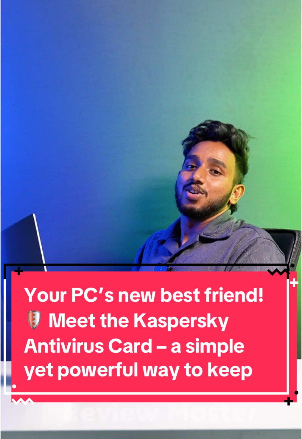 A post by @reviewmaster_sl on TikTok caption: Your PC’s new best friend! 🛡️ Meet the Kaspersky Antivirus Card – a simple yet powerful way to keep viruses and malware at bay. Stay protected, stay secure! 🔒 #CyberSecurity #Kaspersky #TechProtection #learnontiktok #pctipsandtricks 