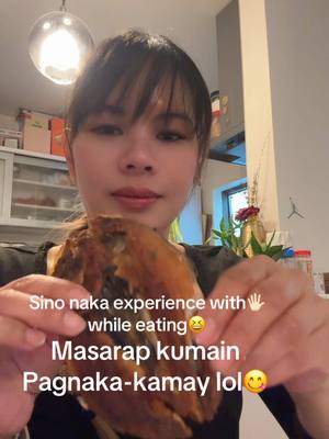 A post by @realmhay05 on TikTok caption: Want to join me?😅 #kamay #eating #bangus #fishmilk #Alone #donework..