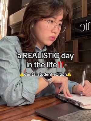 A post by @kaybchung on TikTok caption: finals week core #dentalstudent #dentalschool #dentistry #studymotivation #DayInMyLife #dayinthelife 