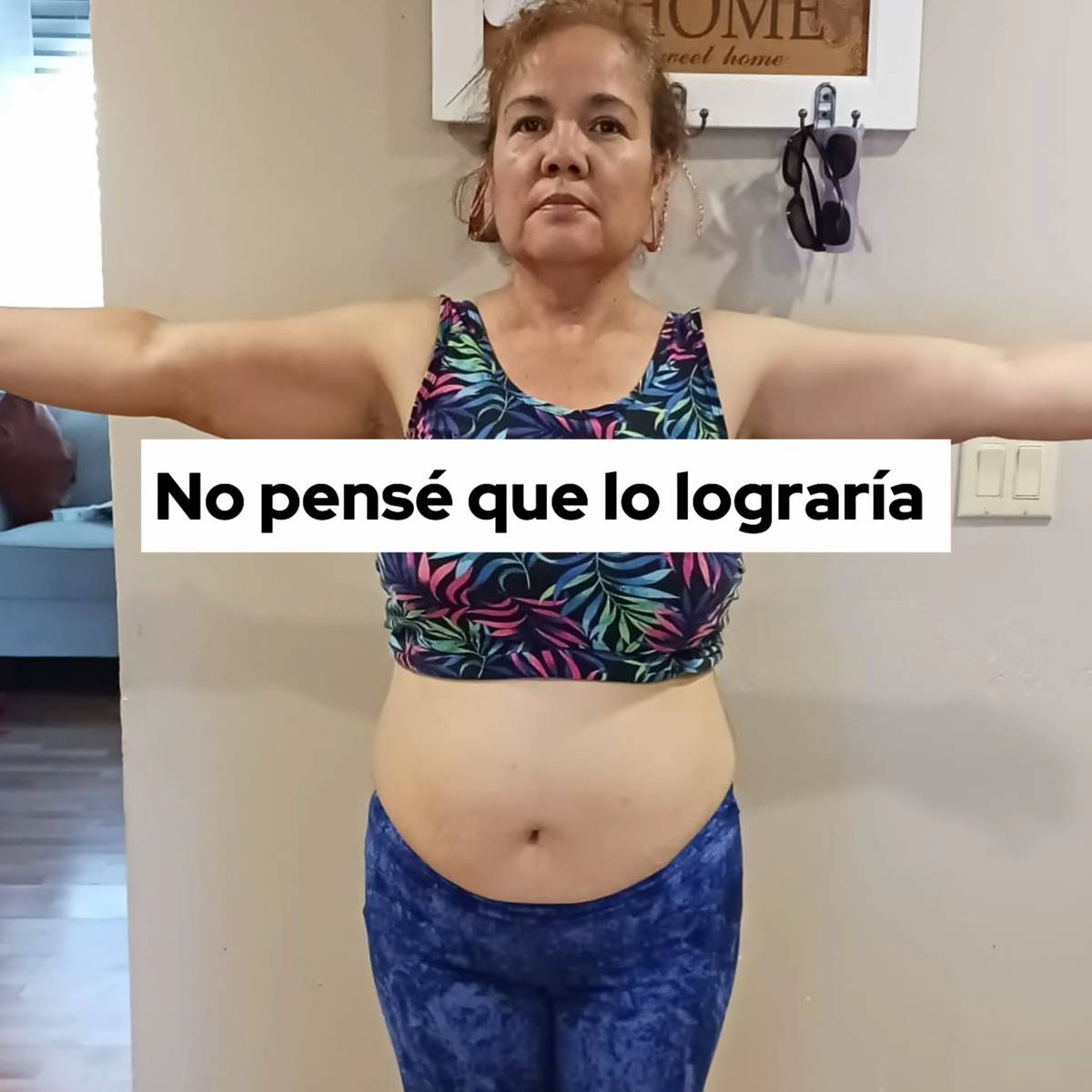 A post by @bajadepesoconmiguel on TikTok caption: Jakeline decidió cambiar y lo logró. ¡Tu deja de dudar! Este lunes empezamos. Comenta "Yo quiero" y te inscribo ahora.