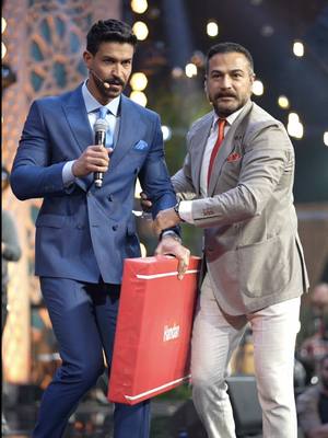 A post by @taha.asaad on TikTok caption: شكر كبير للصديق والمبدع @Wissam hanna لاستضافتي في افضل برنامج رمضاني 🌙وشكر خاص لقناة @LBC 🙌 #tahaasaad #Lifestyle #viral #explore #trend #fyp #tiktok #ramada