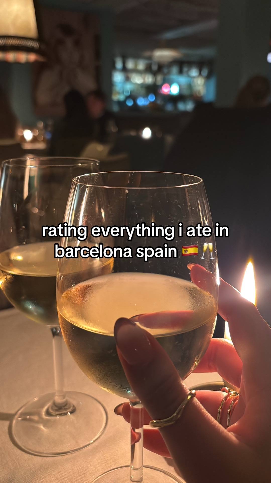 A post by @silviaaa on TikTok caption: the food in barcelona hit the spot fr 🔥 #barcelona #spain #restaurant 