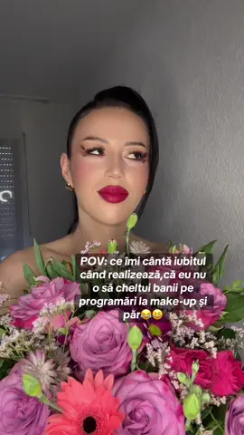 A post by @ferenczrenata285 on TikTok caption: 🤭🤭 @Raul Tanase așa este?😅🥰#makeup #hairstyle #byme #fy