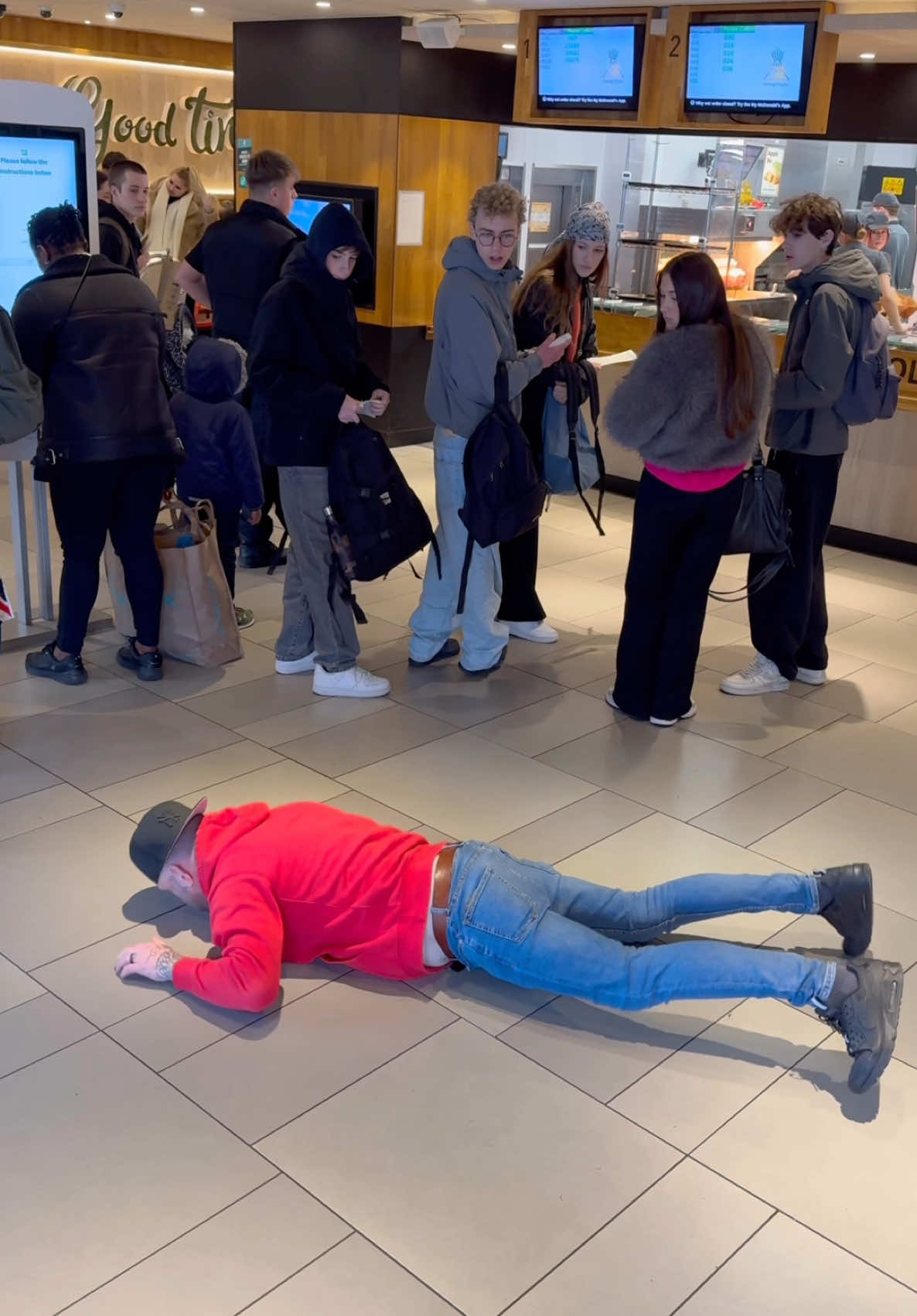 A post by @arroncrascall on TikTok caption: I was so close!! #fyp #dancer #public 