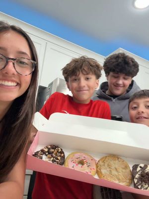 A post by @lex_0724 on TikTok caption: very chaotic crumbl review with the fam..... @Crumbl 