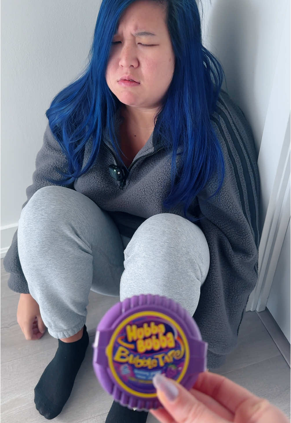 A post by @sophiakiddbeatz on TikTok caption: Candy can’t fix everything 🍬🥺 Search Glowmode on SHEIN and use code gm15Sophia #Glowmode #Glowmodejacket #leggings #Glowmodeleggings #OOTD #gym #comedy #prank #beatbox #fyp #foryou