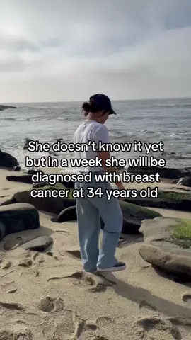 A post by @thekatiethurston on TikTok caption: One minute you’re making plans and the next, your entire 2025 looks different. #breastcancer 