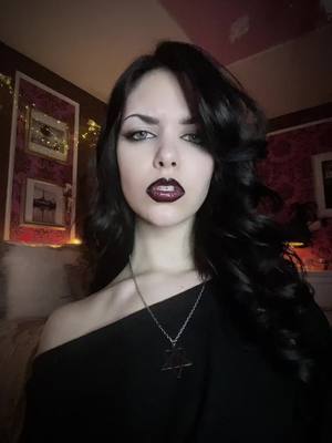 A post by @natalieundead on TikTok caption: I’m actually obsessed with this song #shewantsrevenge #goth #gothic #darkwave #vampire #fyp #foryou 