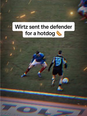 A post by @bundesliga on TikTok caption: @FloWirtz with an ice-cold ankle-breaker 🥶 #bundesliga #fussball #Wirtz 