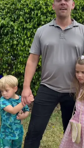 A post by @dutchintheusa on TikTok caption: If you don’t trust your toddler to run behind you, put them on your back and hold onto where their hands meet.  #safety #education #momsofinstagram #parenting #kidssafety #psa 