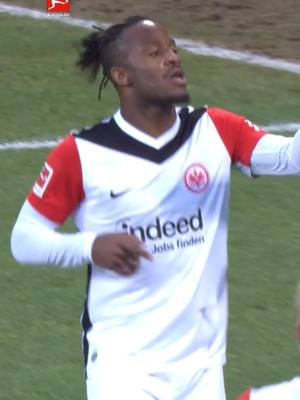 A post by @bundesliga on TikTok caption: Frankfurt with a strong performance 🆚 Bochum! #bundesliga #Frankfurt #Bochum #Kristensen #Bahoya #Holtmann #Batshuayi