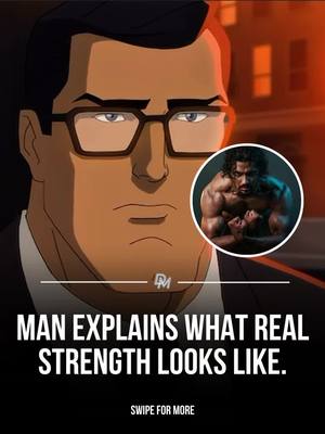 A post by @dominatingmotivation2 on TikTok caption: MAN explains what REAL strength looks like.❤️☝️ #mindset #motivation #motivational #motivationalvideo 