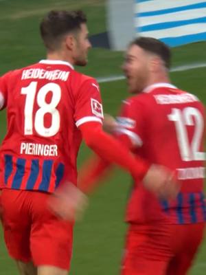 A post by @bundesliga on TikTok caption: Heidenheim secures vital victory in survival fight 🆚 Holstein Kiel #bundesliga #Heidenheim #Kiel #Pieringer #Zivzivadze #Harres #Conteh