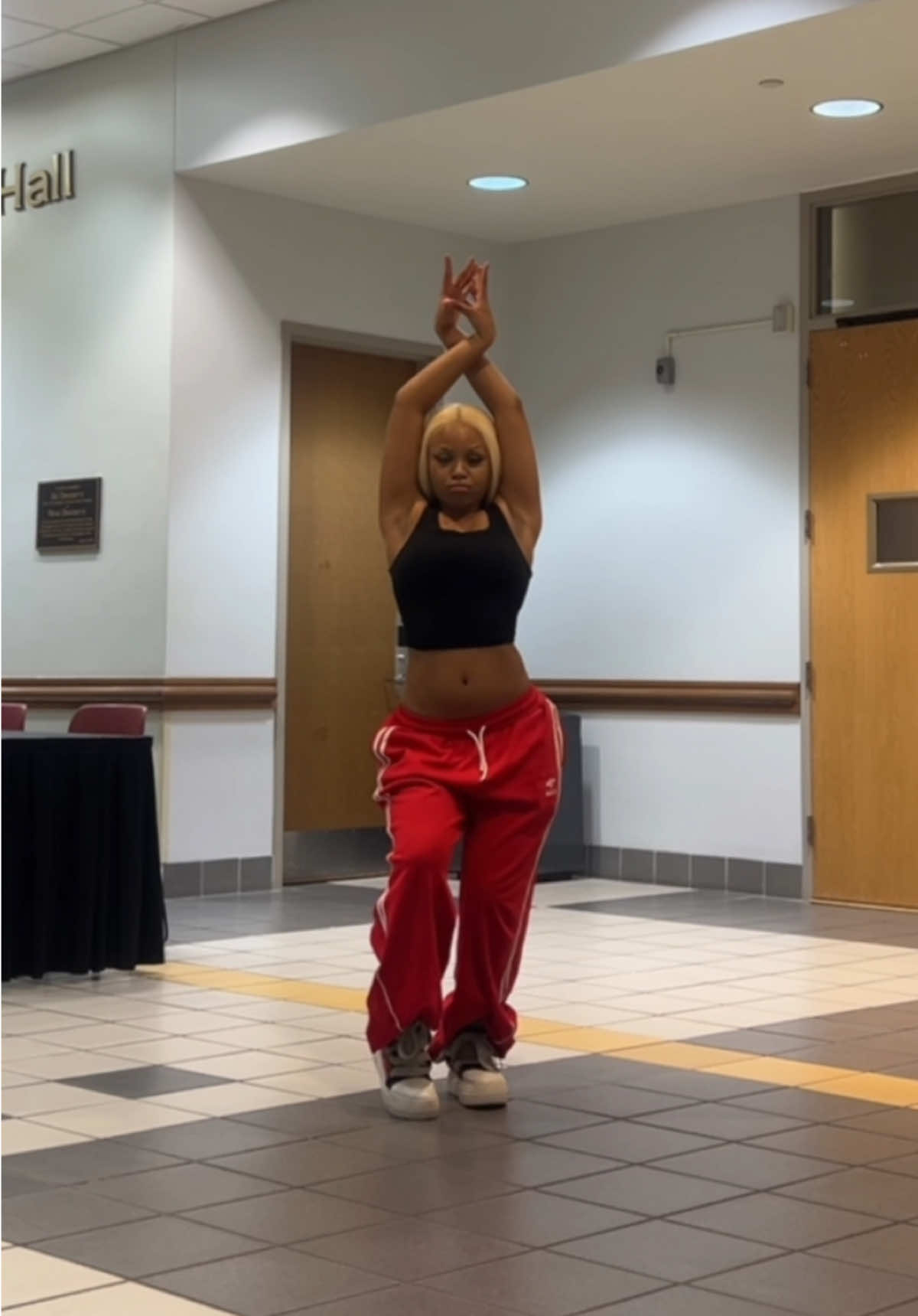 A post by @layy.exe on TikTok caption: was very impulsive in filming this but hey!  @officialroyalfamilydancecrew #royalfamilydancecrew #crownsup #jlo #jlosuperbowlchallenge #choreography #dance #fyp #layyexe 