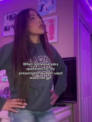 A post by @krissleos on TikTok caption: Does it look like I know 🤷🏽‍♀️ #real #relatable #school #fyp #foryoupage #fypシ #funny #fr 