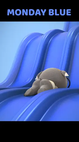 A post by @yimotapir on TikTok caption: #mondaymood #cuteanimation #YimoTapir #animationontiktok #sembangentertainment 