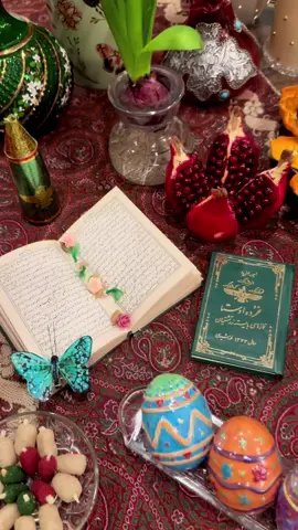 A post by @aundia13 on TikTok caption: نوروز ۱۴۰۴!! آرزوى من اينه كه زنان ومردم ايران آزاد باشن🦋 Norooz 1404!! My one wish is for the women and people of Iran to be free. 🩷🌞🌹💐🌸🌷🌻🪷🕊️ (haft sin by moi🥹) #norooz #nowruz #persiannewyear #iraniantiktok #persiantiktok #iran #iranian #persian 