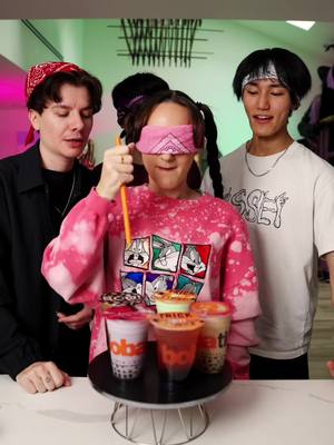 A post by @xoteam on TikTok caption: Boba Challenge! Level: HARD🧋