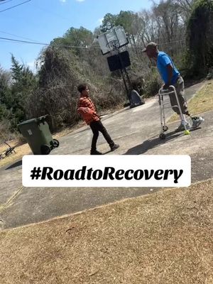 A post by @wockesha864 on TikTok caption: One thing about “My Playa” he will never let me tell him what I CAN’T DO!!! #RoadToRecovery #BKA #burnsurvivor #amputee #2Thumbs #grannybaby 
