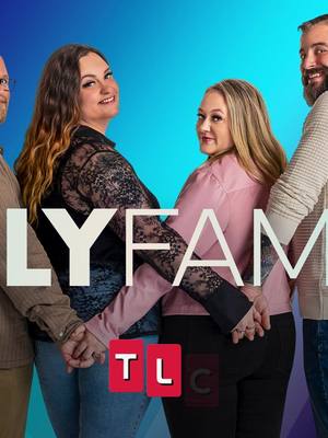 A post by @tlctv on TikTok caption: Four parents, five kids, one unconventional love story ❤️ Tune in to the #Polyfamily series premiere on Tuesday, April 29 at 10/9c!