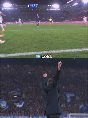 A post by @seriea on TikTok caption: 🧊😈 DEMONE. #inzaghi #reaction #goal #seriea #soccermoments #tiktokcalcio #tiktokfootball 