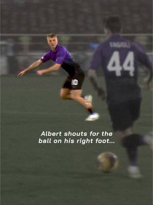 A post by @seriea on TikTok caption: Albert thinks ahead 🧠📈 #gudmundsson #goal #soccermoments #seriea #tiktokcalcio #tiktokfootball #fiorentinajuve 