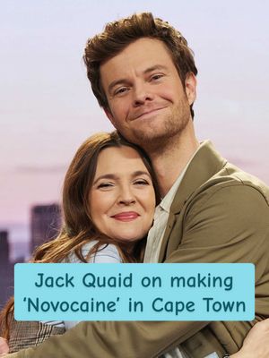 A post by @thedrewbarrymoreshow on TikTok caption: Jack Quaid’s seal impression >>> 😂 #jackquaid #novocaine #capetown #seal 