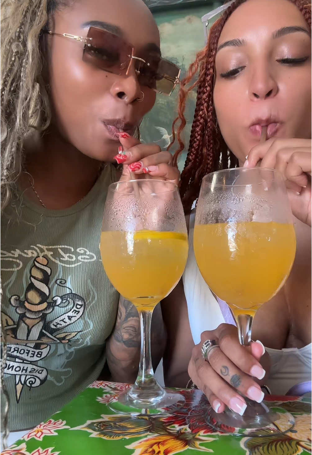 A post by @sheilamariahf on TikTok caption: She was not playing! 😇🤣 @Josie Faye 🪐 #fyp #lacasitablanca #sanjuan 