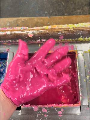 A post by @charlotte__martel on TikTok caption: messy wax hand #gsycandles #wax #candles #oddlysatisfying #asmr 