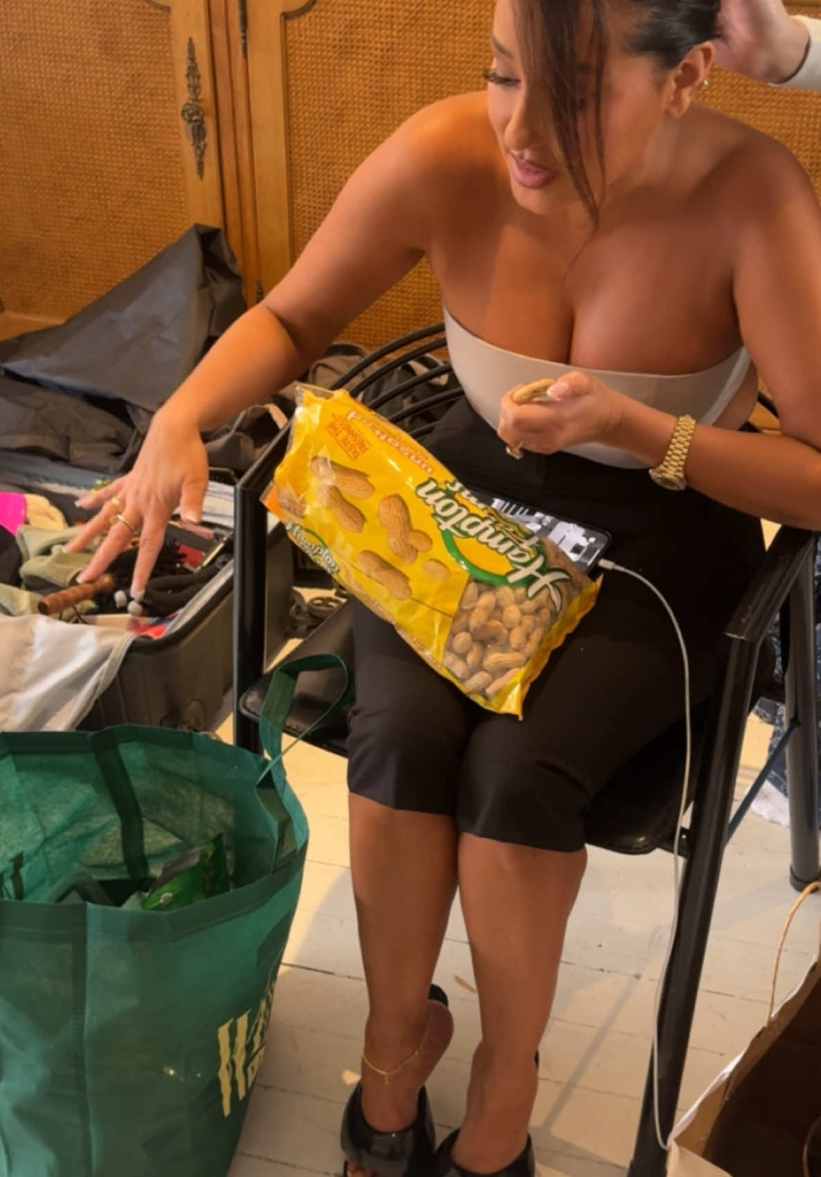 A post by @adriennehoughton on TikTok caption: If I don’t have to work to get the peanut out of its shell I don’t want it 