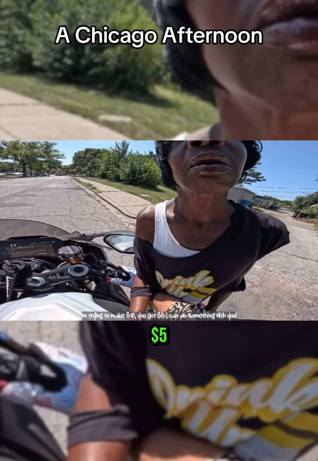 A post by @brian_636 on TikTok caption: $5 is pretty affordable #Chicago #bmw 