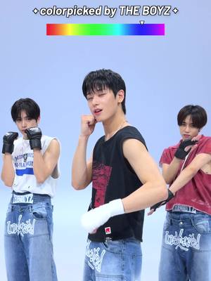 A post by @m2mpd on TikTok caption: #VVV 💙 #ColorPicked by THE BOYZ #THEBOYZ #더보이즈 #THEBOYZ_VVV @theboyz_officl #M2 #STUDIOCHOOM #스튜디오춤
