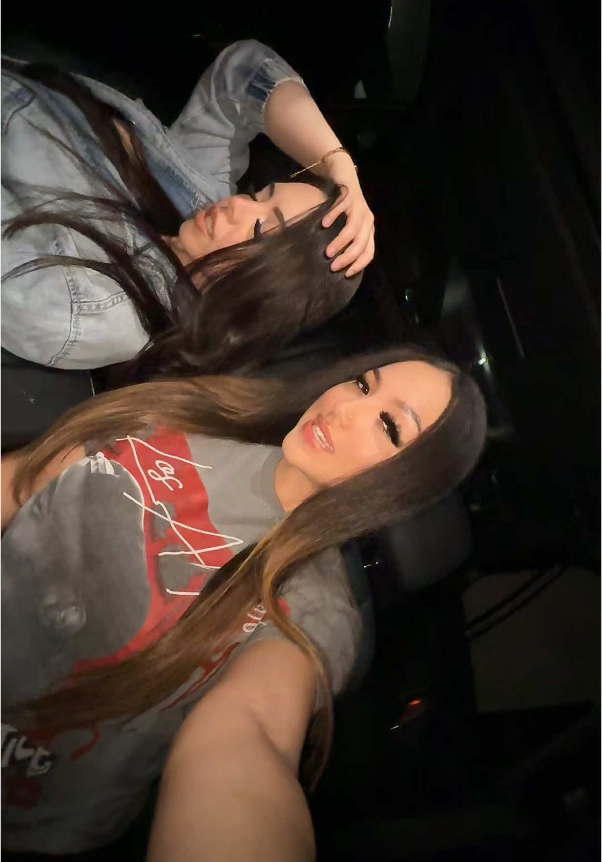 A post by @sakoralinn on TikTok caption: This trend was not for us, we attempted at least 15x 🥲 