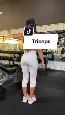 A post by @anaofit on TikTok caption: 4 Exercises for Triceps - skull crushers - single arm tricep extension - narrow chest press - overhead tricep extension #tricepsworkout #tricepexercisesforwomen #tricepexercisesforbeginners #underarmexercises #upperbodyworkoutforwomen 