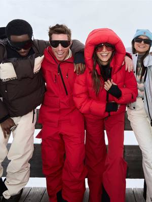A post by @nina on TikTok caption: ski in ski out @ashleyparklady @Brooklyn Beckham @Nicolaannepeltzbeckham #altonmason 