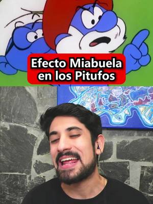 A post by @javiercazarez on TikTok caption: Escena eliminada en Los Pitufos 😳 #pitufos #humor #comedia