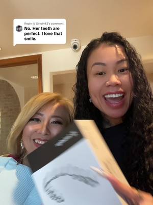 A post by @lovelymimi865 on TikTok caption: Replying to @Sirloin43 @Rainaiscrazy @Le Chic Dentist #dentist #invisalign 