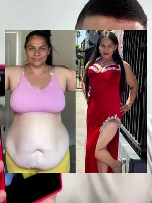 A post by @bajadepesoconmiguel on TikTok caption: Resultados de Karina #bajadepeso 