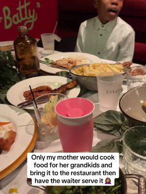A post by @therealbeautymia on TikTok caption: And of course it’s like Omar to make her get away with anything 😭🤣🤣 🤦🏽‍♀️ #omarskitchen #chezomar #nycrestaurants  Side note: check out my bro restaurants Chezomar and @Omar’s Kitchen & Rum Bar🍛🍴 