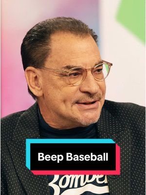 A post by @kellyclarksonshow on TikTok caption: HUGE surprise for #TheNewYorkBombers from our friends at @MLB! Loved learning about the amazing sport of beep baseball ⚾️ #NBBA #baseball #beepbaseball #visuallyimpaired #blindbaseball #sports #kellyclarkson 