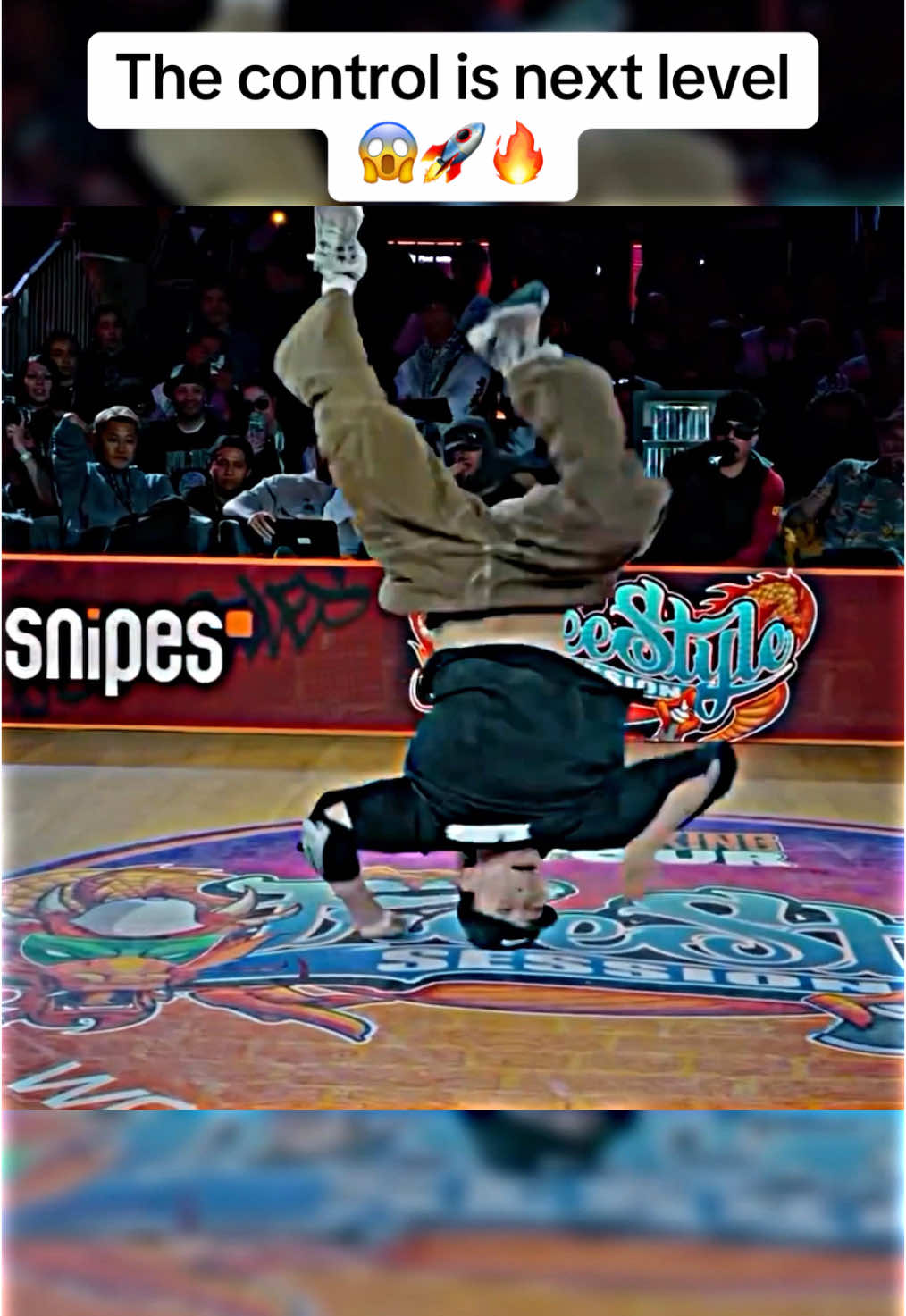 A post by @newdancetv on TikTok caption: Bboy Tsukki at Freestyle Session 2024 x Breaking Tour 🎥 By Stance Elements #bboy #breakdance #dancebattle #baile #viral #xyzbca #respect #fypシ 