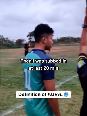 A post by @risingballers on TikTok caption: If Aura was a person: 😂🗿 at least they scored a goal 🔥 (IG: aasish.0) #Football #footballgames #footballtime #footballplayer #footballer #footballmemes #Soccer #soccerlife #soccergame #soccerskills #messi #ronaldo #leomessi #ronaldo #cristianoronaldo #messi10 #goals #assist #fyp #fypシ #trending #trendingreels #college #manipal #funny #comedy #collegelife #aura #him #footballtiktok #risingballers 