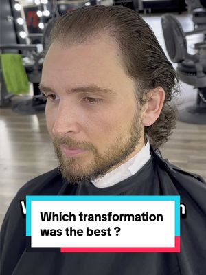A post by @j_da_barberr on TikTok caption: Who had the best transformation my clients had receiving hairlines one to three years of hair growth so they were stuck on what hairstyle to get they all wanted a transformation so I did a compilation of texture fringes middle parts with low tapers mid tapers blowout tapers to give them a new hairstyle  Link in bio to book an appointment 💈 ##chicagobarber##j_da_barberr##chicago##chicagobarbers##berwyn##berwynbarber##cicerobarber##transformation##fyp##savinghim