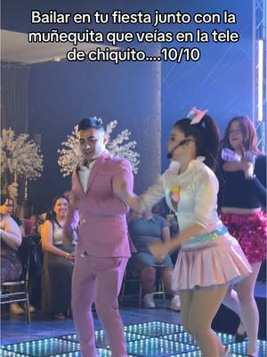 A post by @juliolopezjl on TikTok caption: Ya es el último de la fiesta es q me la pasé muy bien!! @Princesita Ana Celia #anacelia #bombones #lasmuñequitas 