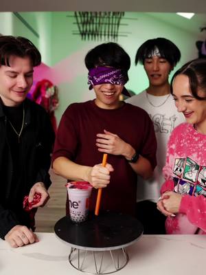 A post by @xoteam on TikTok caption: Behind the scenes of our viral boba challenge videos 😂 @ISSEI/世界の英雄になる男 