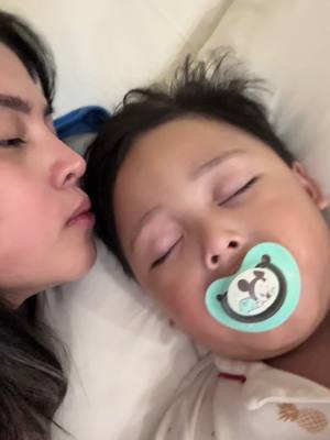 A post by @antonettegail on TikTok caption: Sobrang himbing ng tulog ni Baby Meteor dahil sa @Kamay ni Nanay calming oil!❤️ #antonettegail #kamayninanaycalmingoil #BabyMeteor 