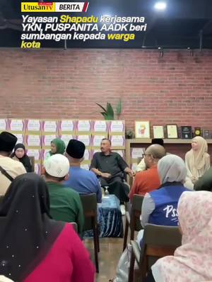 A post by @utusantvofficial on TikTok caption: 19 MAC 25: Penerima sumbangan itu merangkumi ahli-ahli PUSPANITA dan kakitangan AADK daripada Ibu Pejabat AADK, AADK Negeri Selangor; AADK Wilayah Persekutuan; Pusat Pemulihan Penagihan Narkotik (PUSPEN) Sepang; PUSPEN Dengkil; PUSPEN Serendah dan PUSPEN Sungai Besi. Selain itu, sumbangan turut diberikan kepada penghuni Anjung Singgah Kuala Lumpur dan Rumah Bimbingan Gelandangan Kuala Lumpur. #yayasanshahpadu #aadk #ykn #beritaditiktok #fyp #trendingnewsmalaysia 
